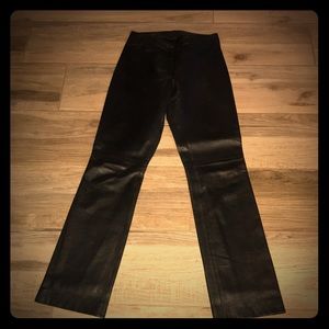 Genuine leather pants